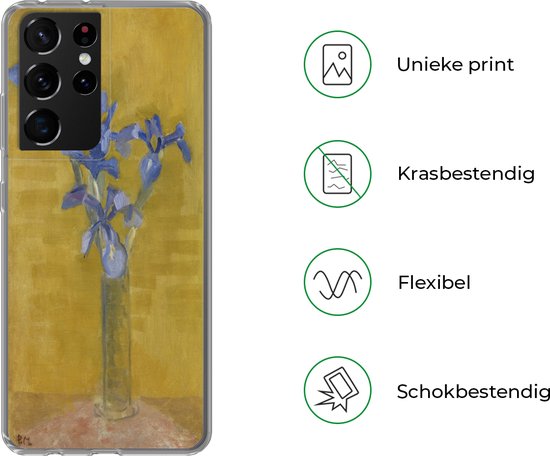 Coque Samsung Galaxy S21 Ultra - Iris - Piet Mondrian - Old masters - Siliconen
