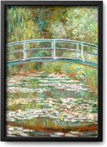 Poster Claude Monet – A3 - 30 x 42 cm - Inclusief lijst (Zwart Aluminium)