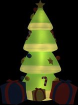 vidaXL - Kerstboom - met - LED's - opblaasbaar - 240 - cm