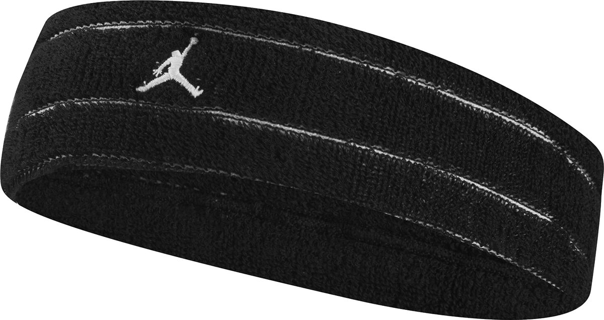 Jordan Terry Headband J1004299-027, Unisex, Zwart, hoofdbanden, maat: One size