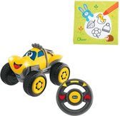 Chicco bundel - Billy BigWheels - Bestuurbare Speelgoedauto - Geel & Babyboekje - Kleuren met water - Seizoenen