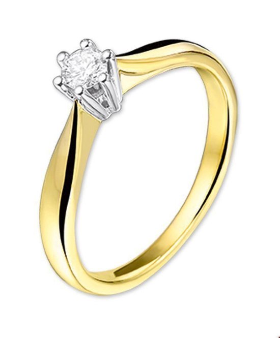 Ring Diamant 0.15ct H Si