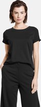 TAIFUN Dames T-shirt Schwarz-38