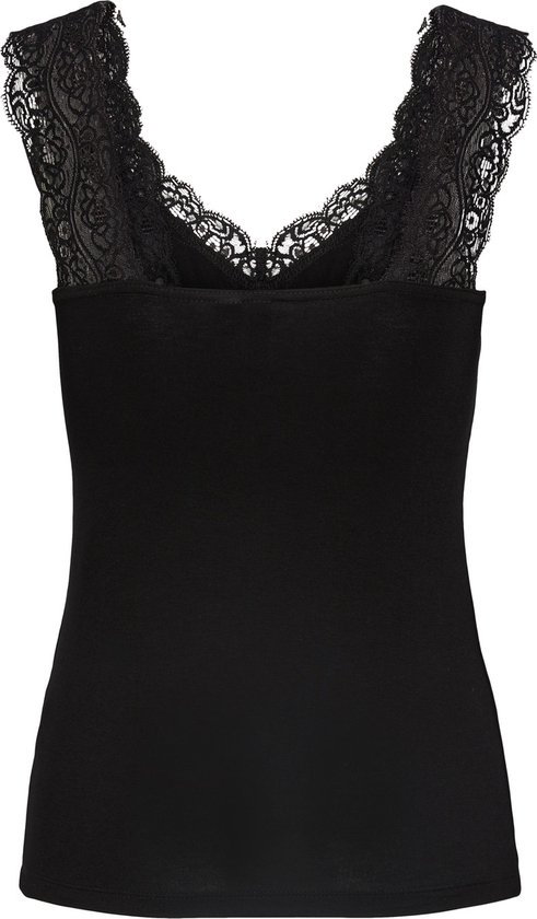 PIECES PCBARBERA LACE TOP NOOS BC Dames Tanktop - Maat S