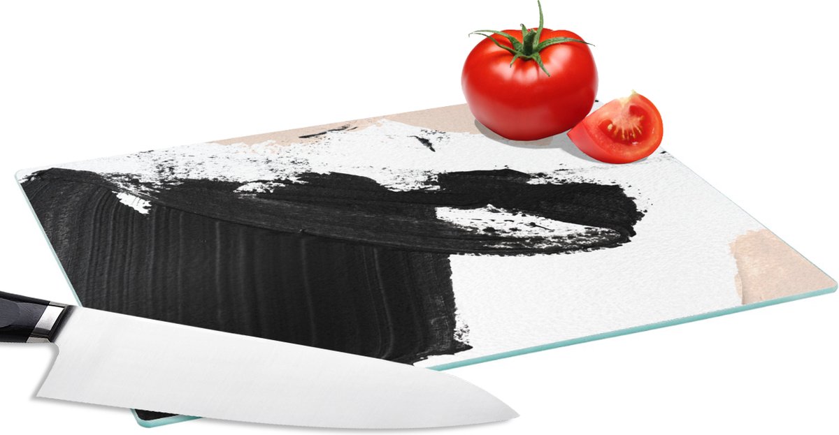Glazen Snijplank - 28x20 - Verf - Design - Abstract - Snijplanken Glas