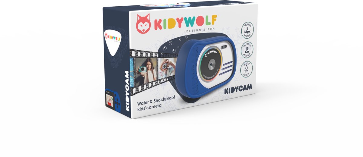 KIDYWOLF Kidycam Blauw