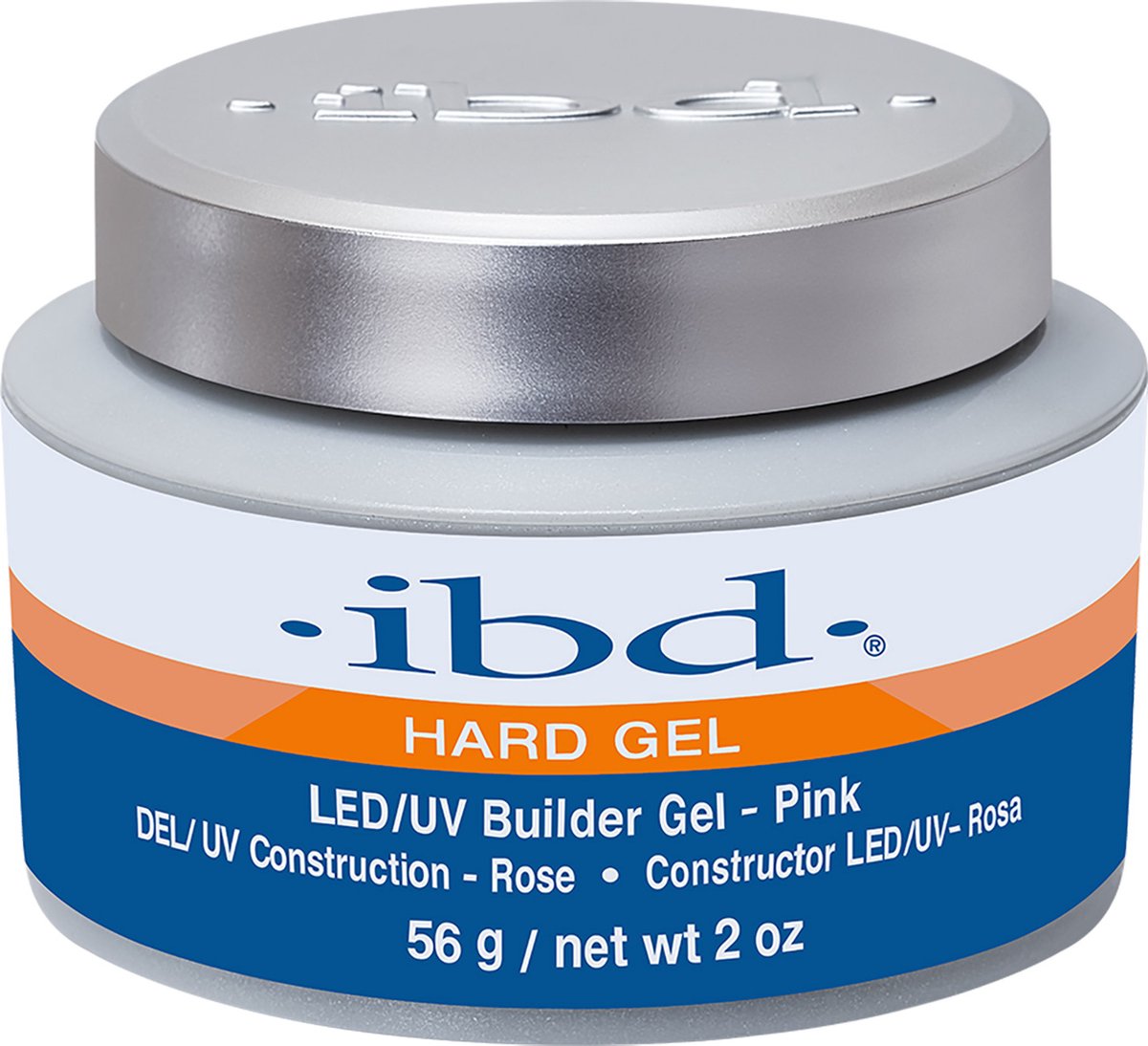 ibd - Hard Gel - LED/UV Builder Gel - Pink - 56 gr