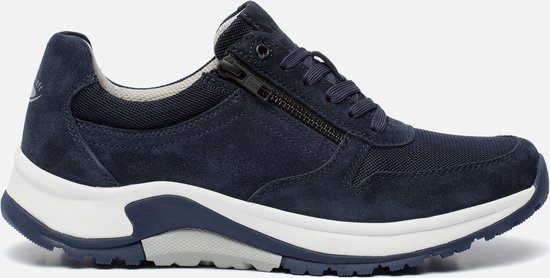 Pius Gabor rollingsoft sensitive 8000.14.01 - heren rollende wandelsneaker - blauw - (EU) (UK)