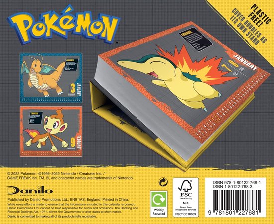 Pokemon Kalender 2023 Boxed  bol