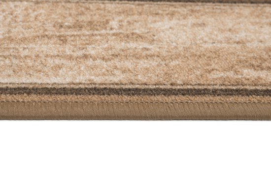 Tapiso Anti Slip Rubber Mat Beige Brown Corridor Rubber Mat Carpet Size- 100x500