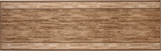 Tapiso Anti Slip Rubber Mat Beige Brown Corridor Rubber Mat Carpet Size- 100x500