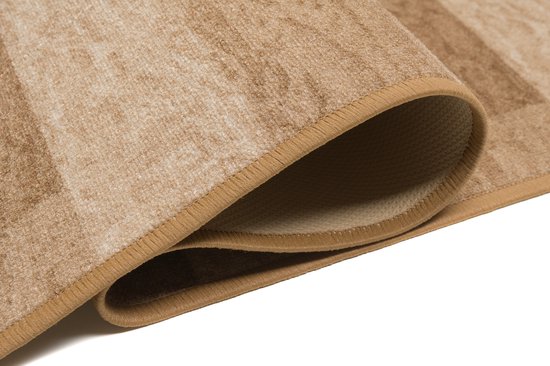 Tapiso Anti Slip Caoutchouc Caoutchouc Tapis Tapis Beige Tapis Taille- 80x100