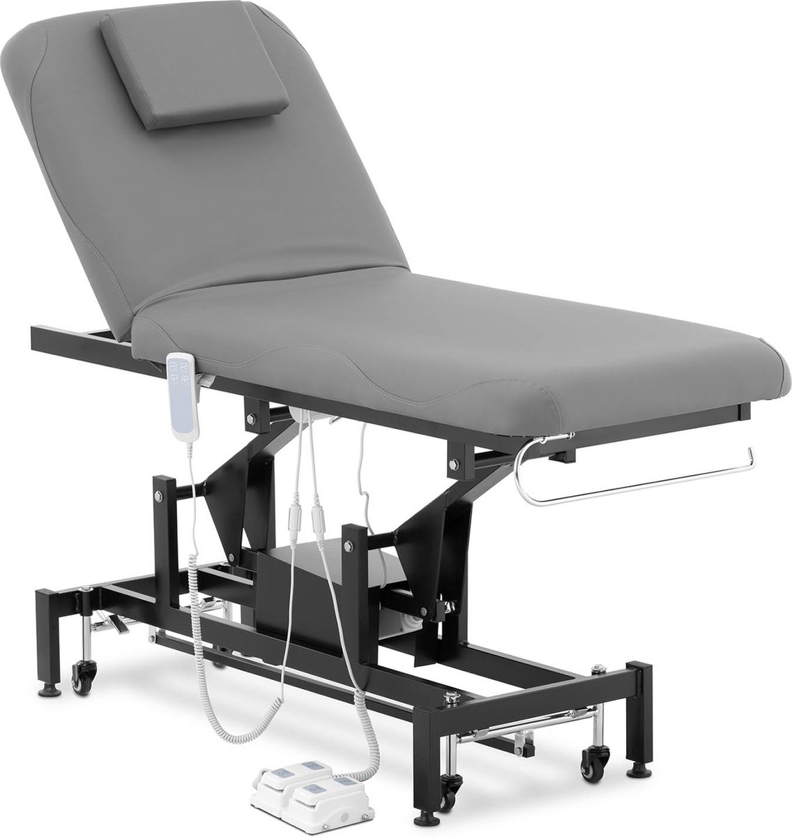 Goedkoopste physa - massagetafel - 2 motoren - 200 kg - zwart / grijs