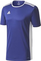 Chemise de sport Adidas Entrada 18 Trikot pour homme - Bleu foncé / Blanc - Taille S.