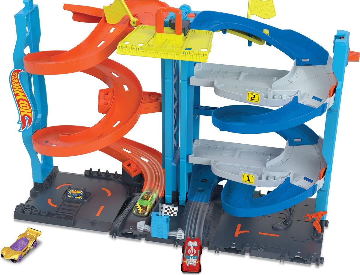 Hot Wheels City Transformerende Racetoren - Racebaan — afbeelding 3