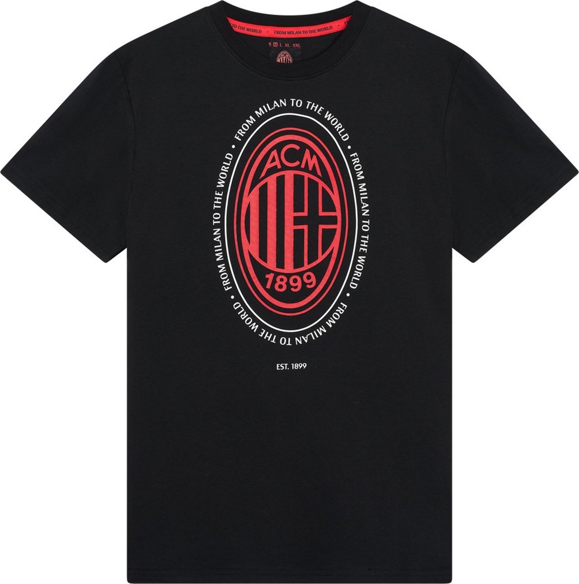 AC Milan logo t-shirt senior - Maat XL - maat XL