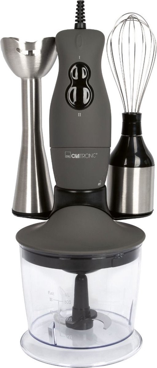 Clatronic SMS 3777 Staafmixer 400 W Multifunctioneel RVS