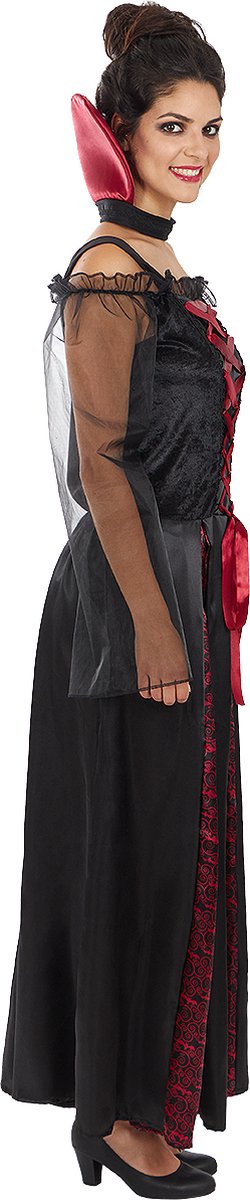 Dracula kostuum - zwart/rood - 4 delig - carnaval - halloween Dracula kostuum - zwart/rood - 4 delig - carnaval - halloween