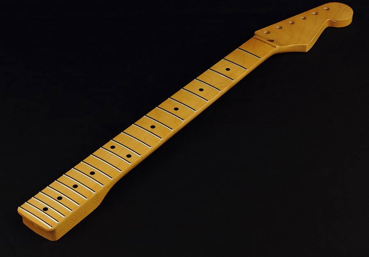 Gitaarhals voor Stratocaster® Allparts SMF vintage maple 12″ radius