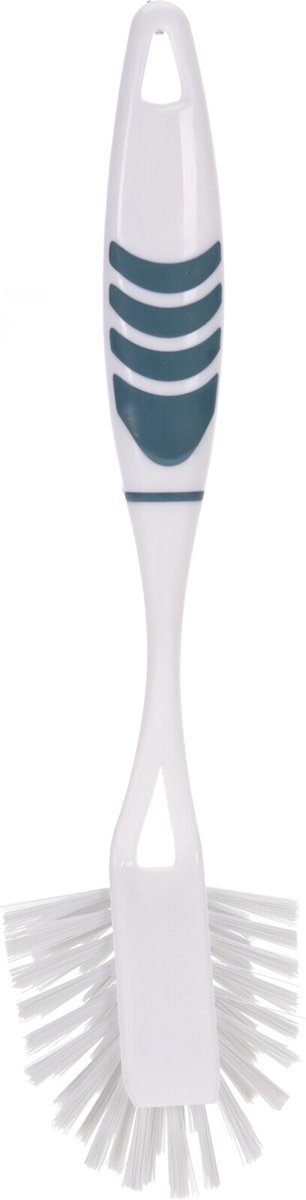 Goedkoopste Excellent Houseware Afwasborstel - met ophang lus - blauw - 29 cm