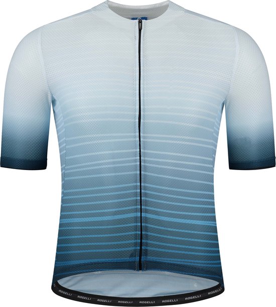 Rogelli Surf Fietsshirt - Korte Mouwen - Heren - Blauw, Wit - Maat XL