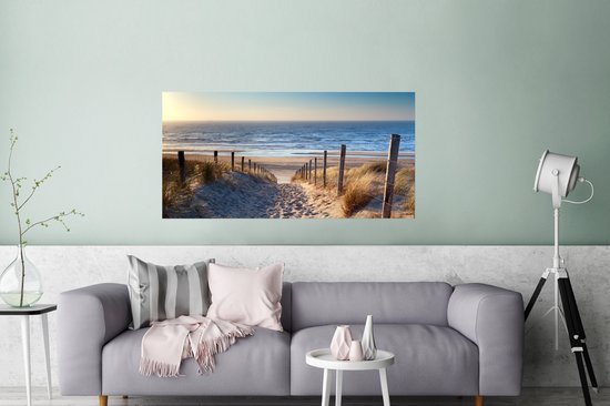 Affiche Sable - Plage - Dune - Mer - Été - 120x60 cm