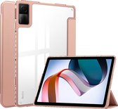Case2go - Tablet hoes geschikt voor Xiaomi Redmi Pad - 10.6 inch Trifold case met Auto/Wake functie en magneetsluiting - Roze