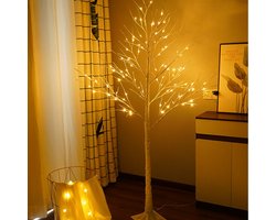 Bouleau avec éclairage LED - 180CM - 96 lumières LED - Décoration de Décorations de Noël/ Décoration de Noël