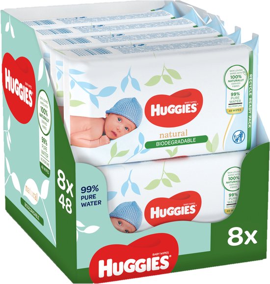 Huggies Babydoekjes Natural Care 10 x 56 = 560 doekjes