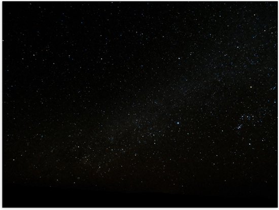 WallClassics - Poster Glossy - Ciel étoilé avec étoiles - 40x30 cm Photo sur Papier Poster avec Finition Brillante