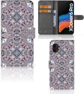 GSM Hoesje Geschikt voor Samsung Galaxy Xcover 6 Pro Flipcover Flower Tiles