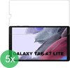Geschikt Voor: Samsung Galaxy Tab A7 Lite Tablet Screenprotector 5x - screen protector - glas - bescherm - beschermglas - ZT Accessoires