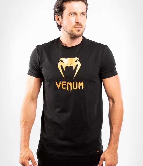 Venum Classic T-shirt Zwart Goud maat XL