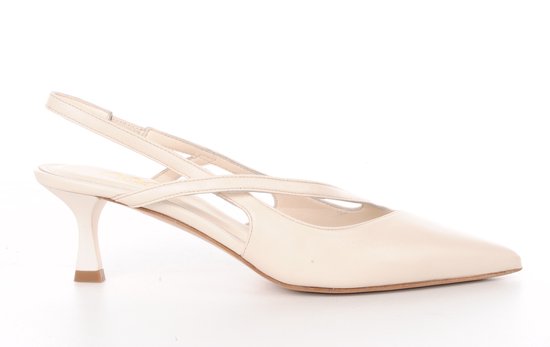Rainbow Club Bruidsschoenen Dana - Dames, Pumps, Ivoor satijn - Maat 39 (6 UK