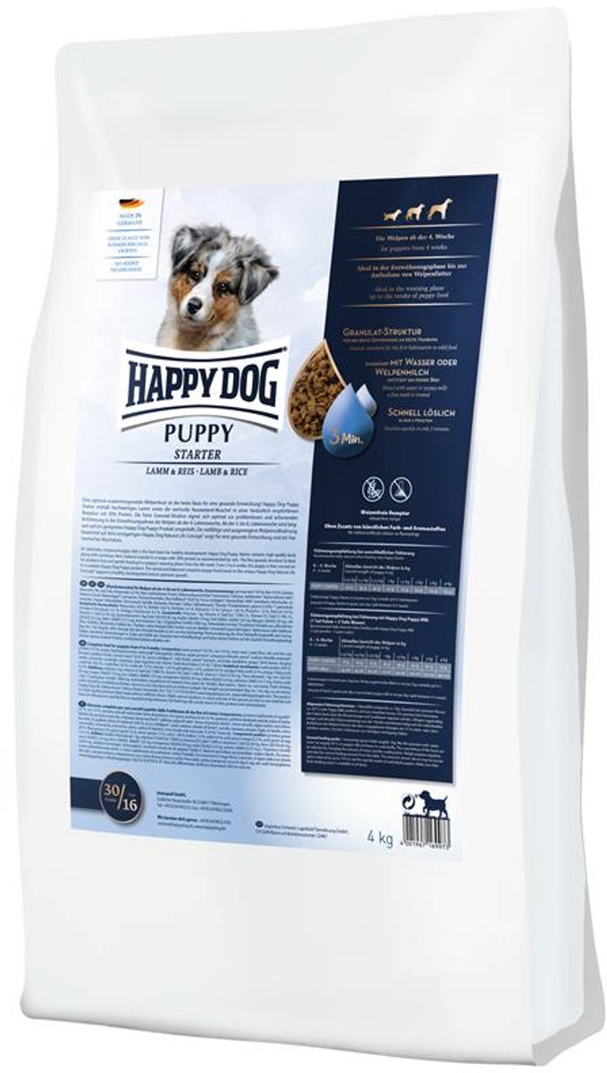 Happy Dog Happy Dog Puppy Starter - 4 kg