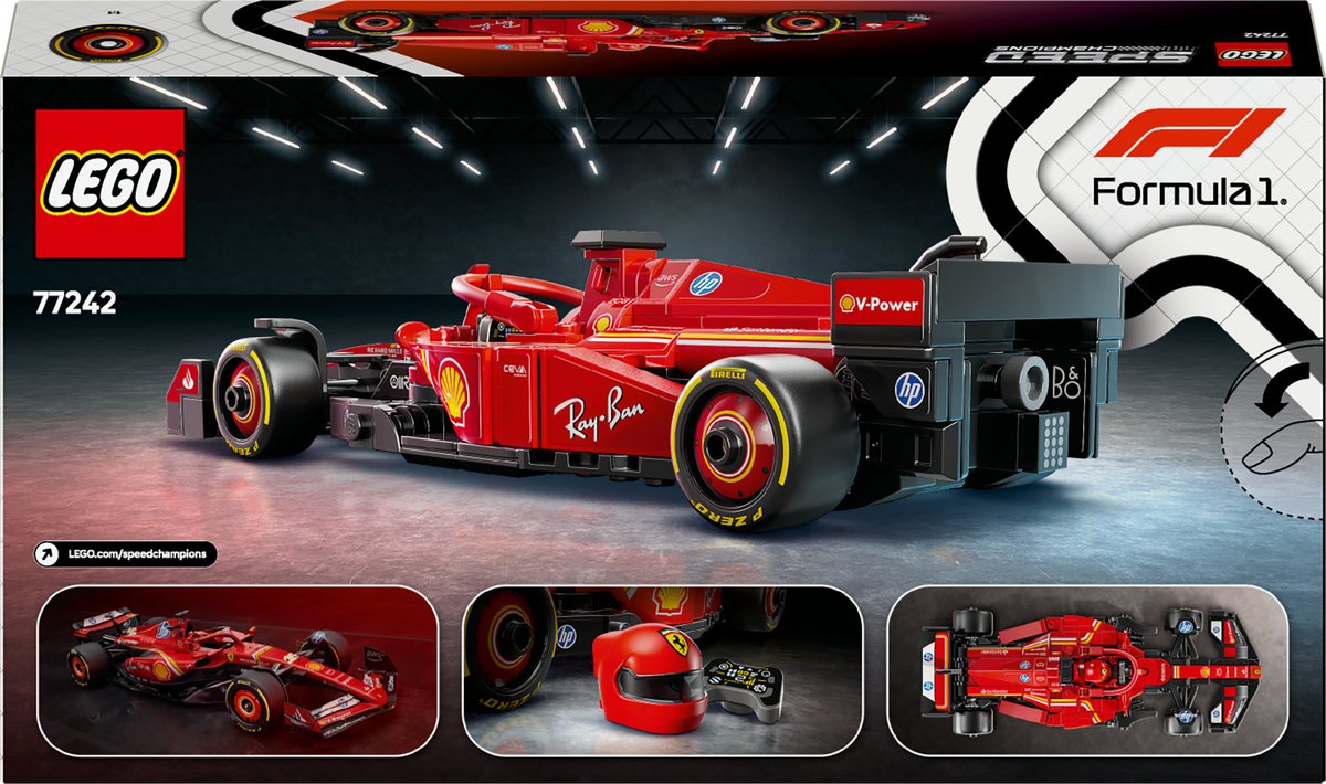 LEGO Speed Champions Ferrari SF-24 F1 Racewagen Set - 77242 — afbeelding 18
