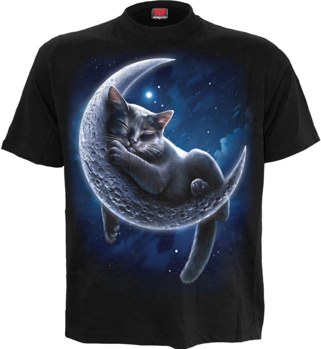 Spiral Velvet Moon - T-Shirt Heren T-shirt - zwart - XXL