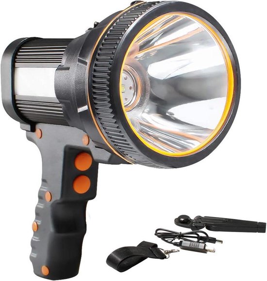 Fafeicy Phare LED COB K361 COB projecteur phare USB Rechargeable phare LED IPX4 étanche