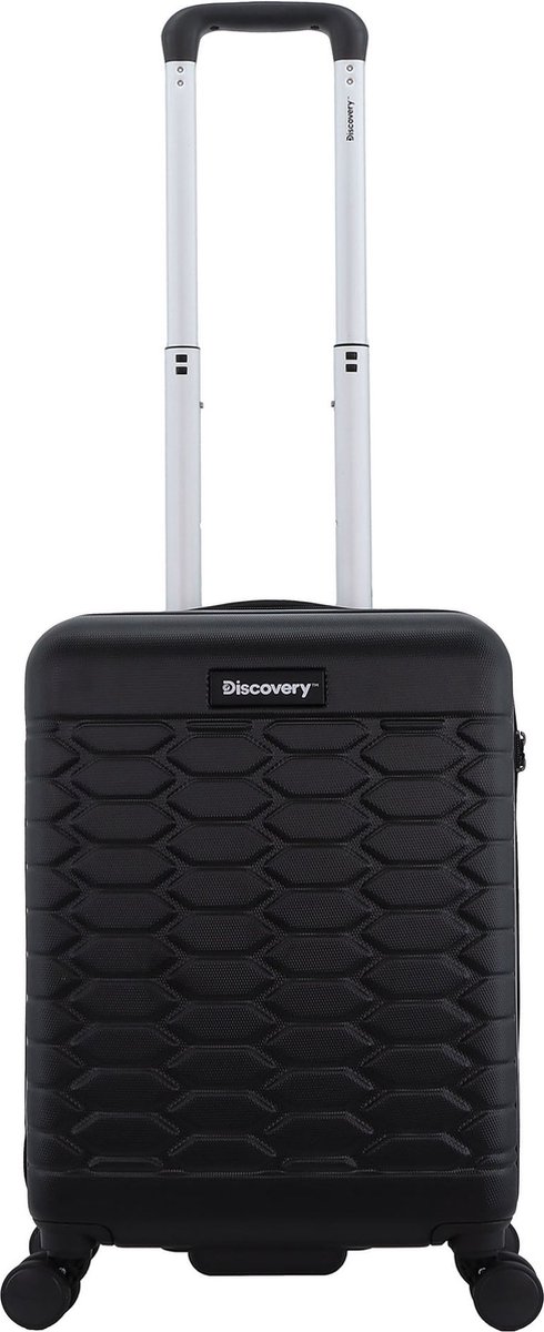 Discovery - Reptile | Handbagage / Harde Koffer / Trolley / Reiskoffer / Valies - 54.5 cm (Small) - Zwart - Zwart / Small