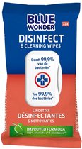 Blue Wonder - Desinfectie Reiniger- Hygiënische Reiniging - 72 Doekjes - 1 stuk