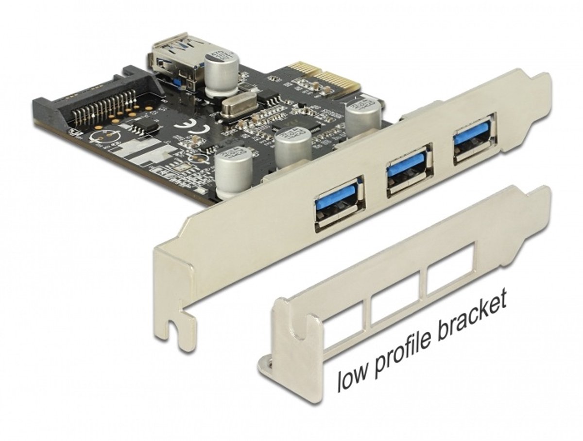Delock - PCI Express Card - 3 x extern + 1 x intern USB 3.0