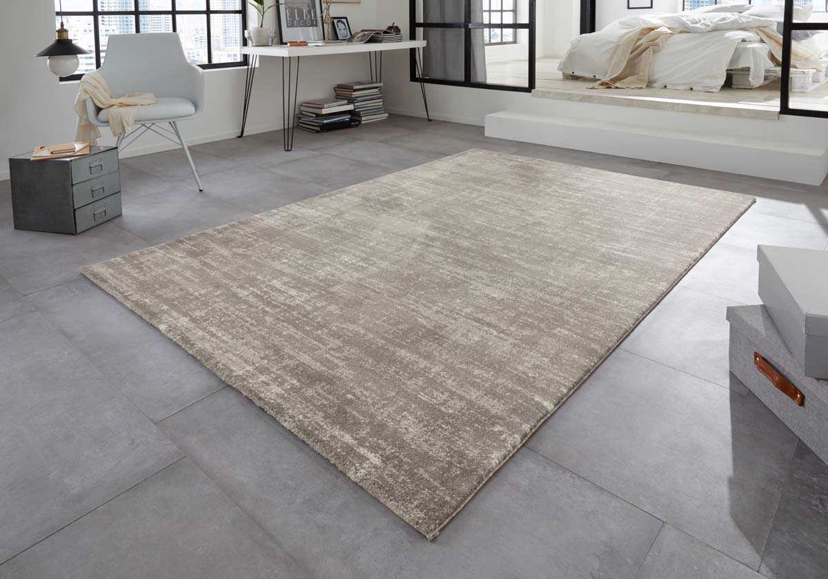 Design vloerkleed Vanves Elle Decoration - taupe/crème 120x170 cm
