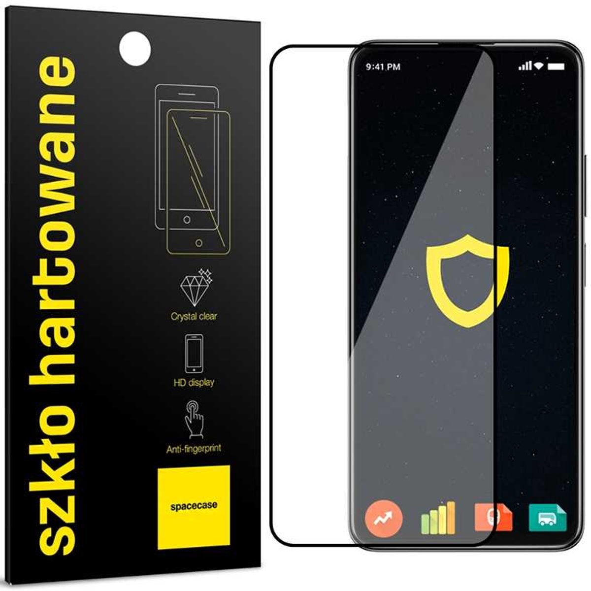 Spacecase 5D Gehard Glas Voor Poco M4 Pro 4G Beschermfolie