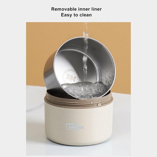 Allecto Plus - Geïsoleerde voedselpot 600ml met lepel - 304 roestvrij staal - lekvrije... | bol