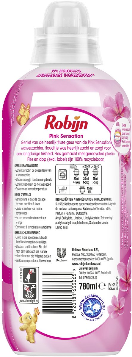 Robijn Pink Sensation Softener 5
