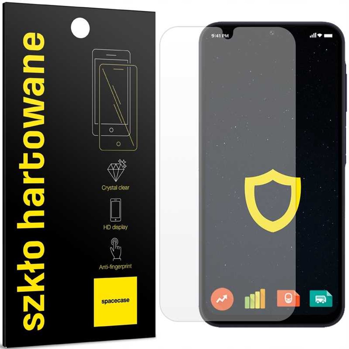 Spacecase Gehard Glas 2.5D Voor Samsung Galaxy A16 A26 5G Schermbescherming