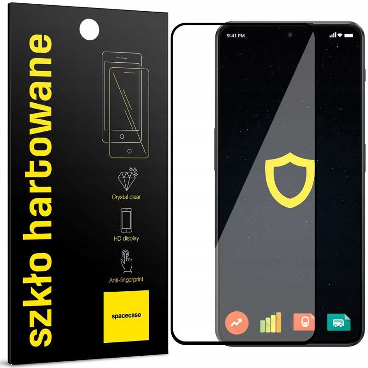 Spacecase 5D Gehard Glas Voor Xiaomi Redmi 12 13 4G Volledig Glas
