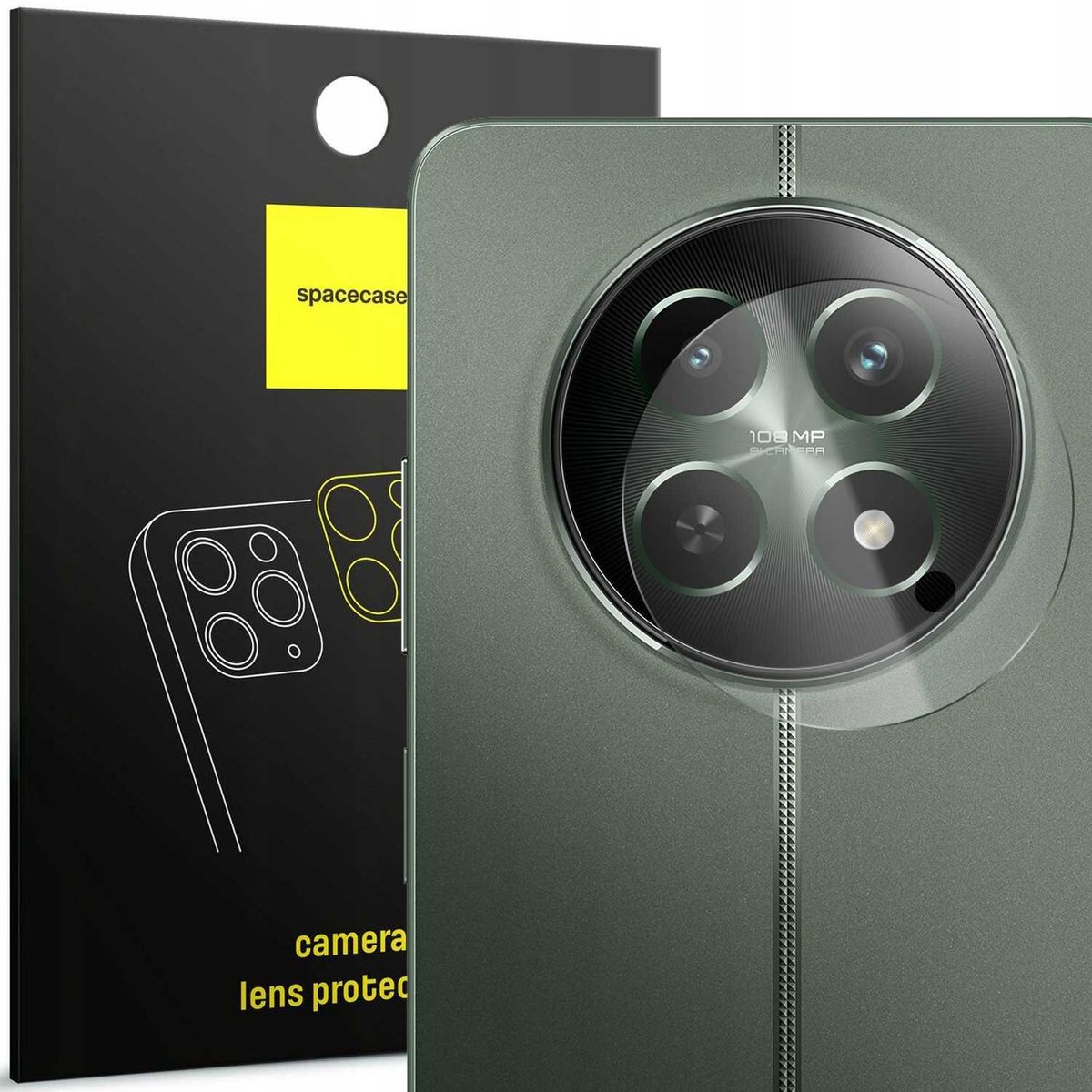 Spacecase Cameraglas Van Gehard Glas Voor Realme 12 12X 5G Beschermend