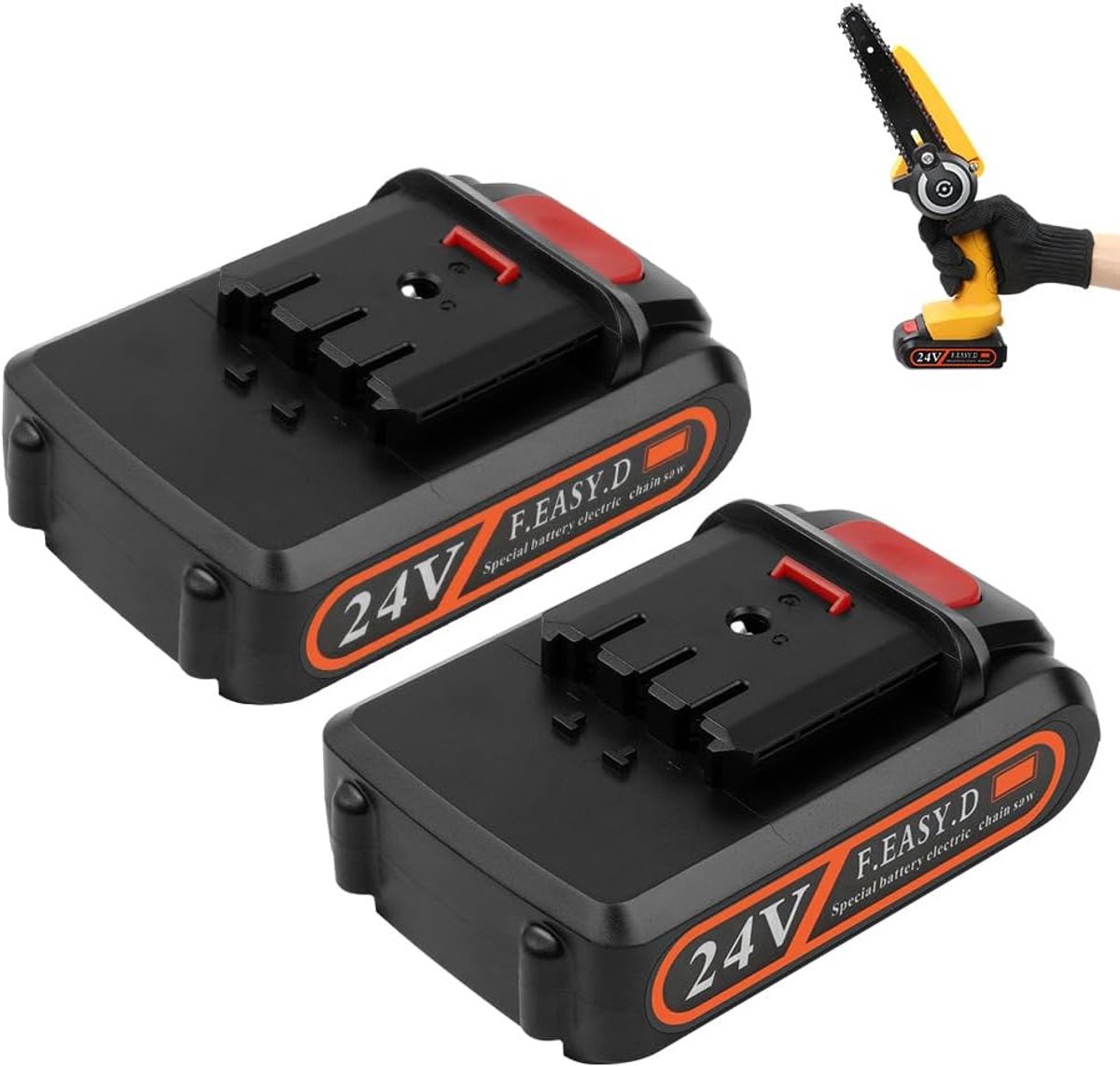 24V 2000mAh Back-upaccu voor Mini-kettingzaag - Accu en Accessoires voor Kettingzaag