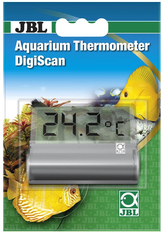 JBL Aquariumthermometer DigiScan Digitale, klevende aquariumthermometer